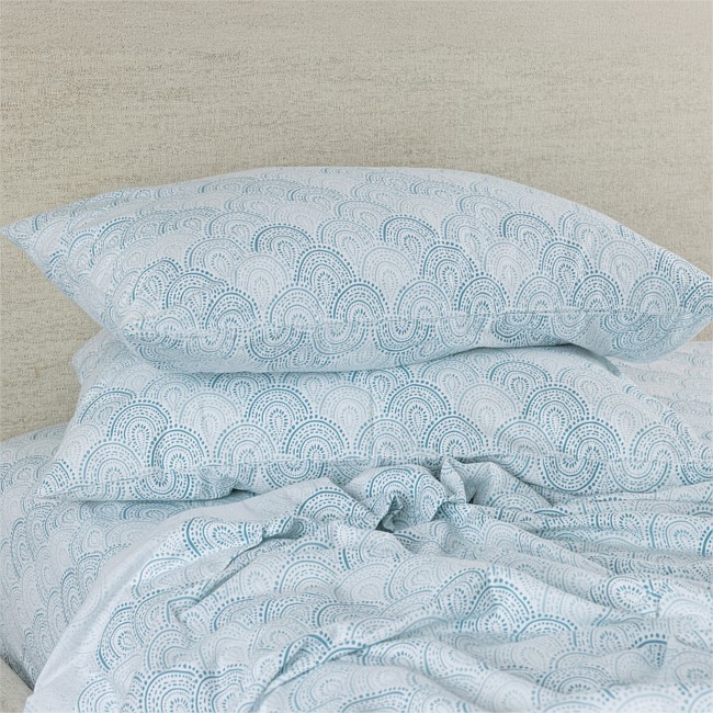 Hush Wave Flannelette Pillowcase Pair Hush Wave Flannelette Pillowcase Pair