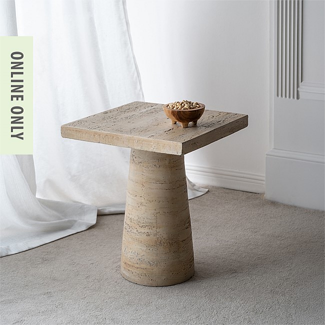 Design Republique Cement Look Side Table Square Design Republique Cement Look Side Table Square