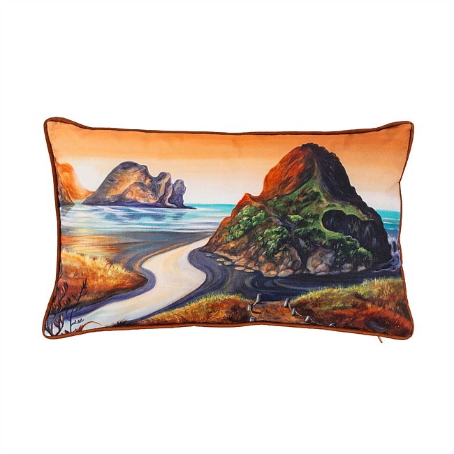 Design Plus Kiwiana Indoor/Outdoor Breakfast Cushion Piha Golden Tones Design Plus Kiwiana Indoor/Outdoor Breakfast Cushion Piha Golden Tones