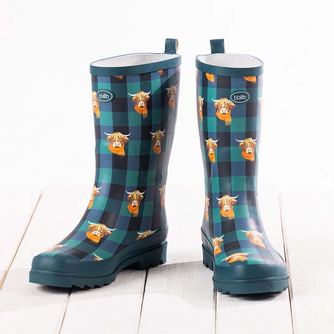Outsidings Highland Cow Mid-Calf Gumboot 