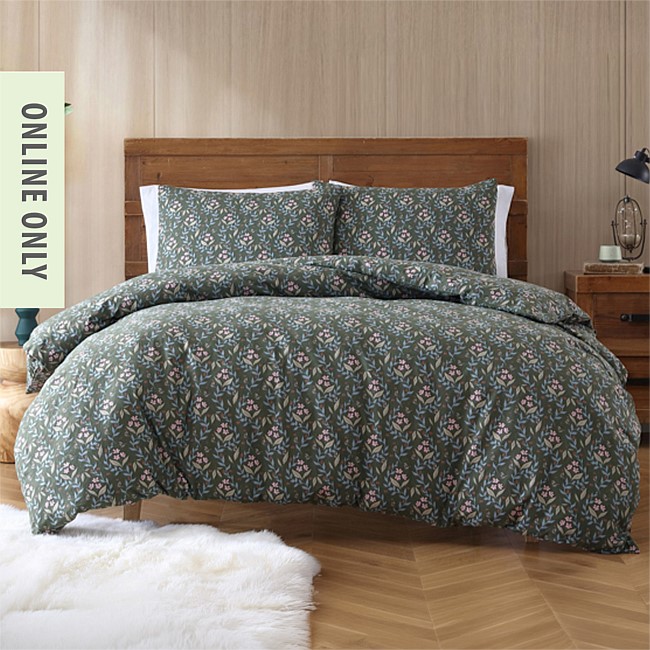 Ardor Ditsy Flannelette Duvet Cover Set Ardor Ditsy Flannelette Duvet Cover Set