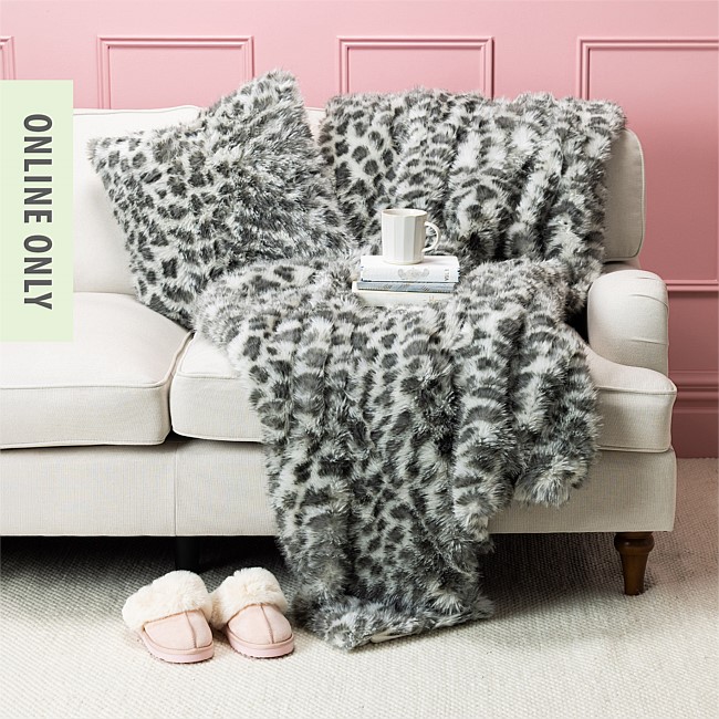 Marlo Mia Blanket & Cushion Pack Grey Marlo Mia Blanket & Cushion Pack Grey