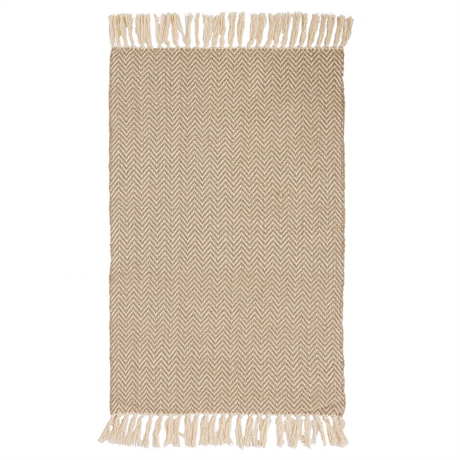 Fieldcrest Remmy Zig Zag Scatter Rug 60x90cm Fieldcrest Remmy Zig Zag Scatter Rug 60x90cm