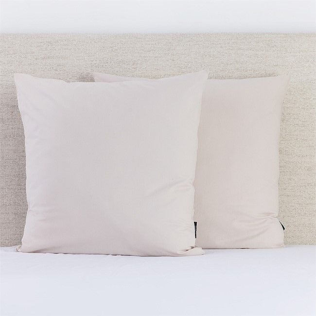 Fieldcrest Stonewashed Cotton Natural European Pillowcase Pair Fieldcrest Stonewashed Cotton Natural European Pillowcase Pair