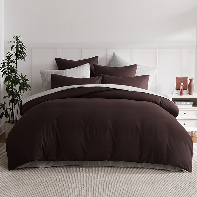 Fieldcrest Stonewashed 100% Cotton Hazelnut Duvet Cover Set Fieldcrest Stonewashed 100% Cotton Hazelnut Duvet Cover Set