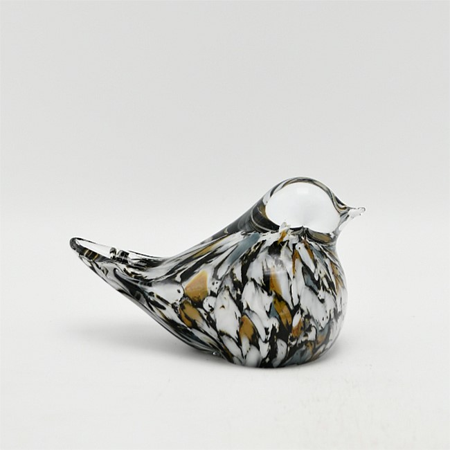 Gracious Living Favril Glass Mottled Bird Gracious Living Favril Glass Mottled Bird