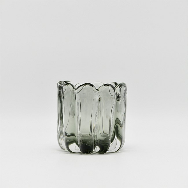 Gracious Living Favril Glass Tealight Holder Gracious Living Favril Glass Tealight Holder