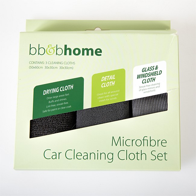Microfibre Car Cleaning Cloth Set