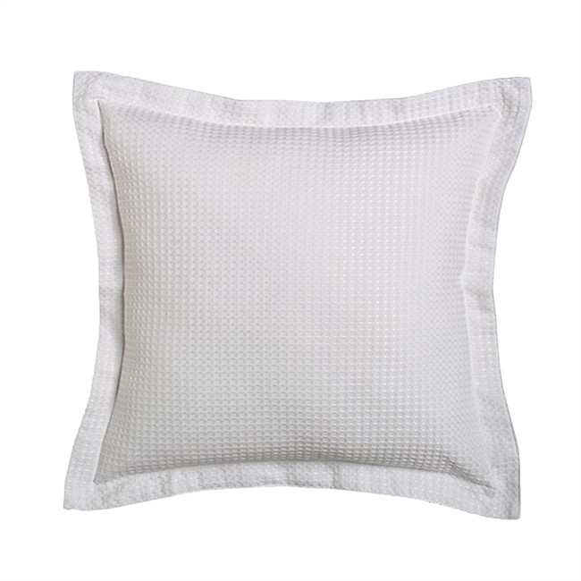 Logan & Mason Ascot White Square Filled Cushion