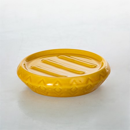 Design Republic Skandi Tribal Yellow Soap Dish