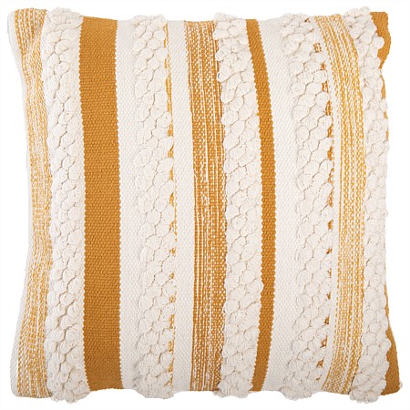 Design Republique Aster Mustard Stripe Cushion