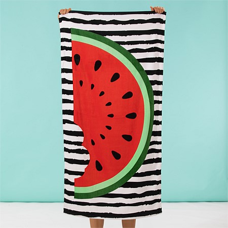 Seaside Supplies Velour Watermelon Beach Towel