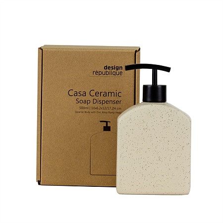 Design Republique Casa Ceramic Soap Dispenser Small