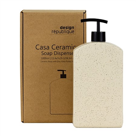 Design Republique Casa Ceramic Soap Dispenser Large 