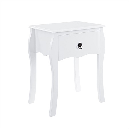 Home Chic Queens 1 Drawer Bedside Table