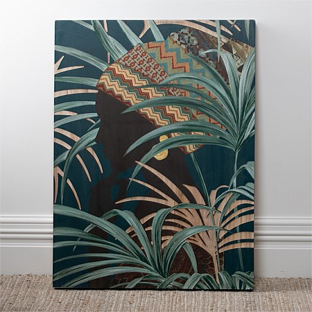 Solace Palm Silhouette Wall Art