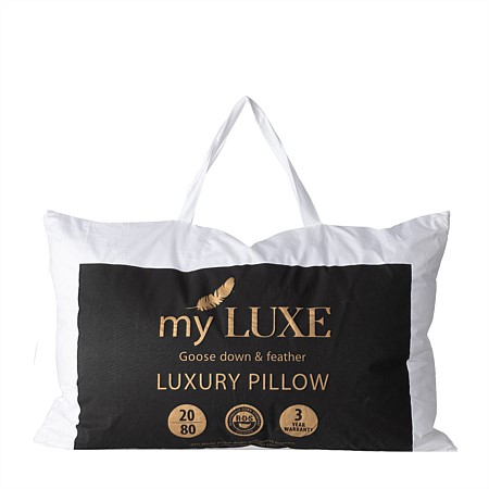 My Luxe Goose Feather And Down Pillow