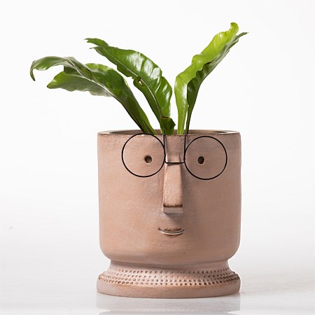 bb&b Outdoors Funny Face Stubby Plant Pot