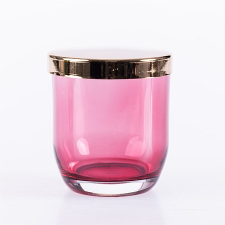 Home Chic Glebe Glass Jar Blush