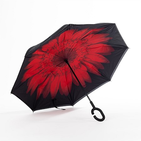bb&b Outdoors Inverted Red Flower Umbrella