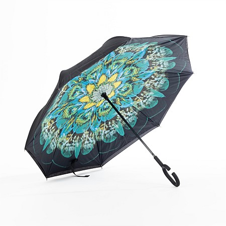bb&b Outdoors Inverted Green Flower Umbrella