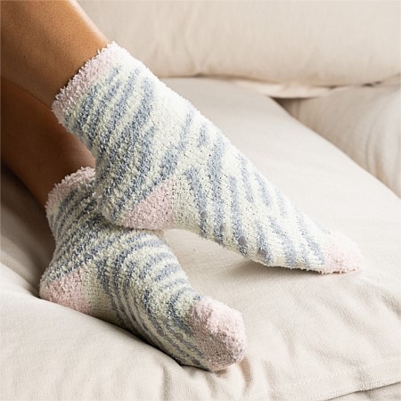 bb&b Sleep Bed Socks Zebra & Plain 2 Pack