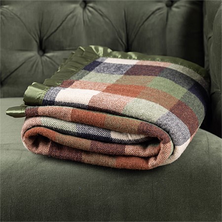 Woolrest Wool Check Blanket