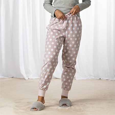 bb&b Sleep Soft Spot Fleece Cuffed Pants