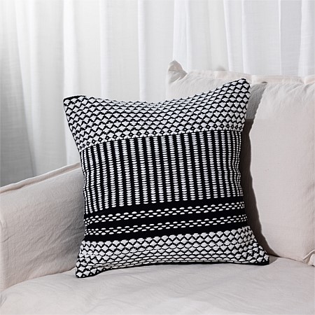 Design Republique Lydia Black and White Cushion