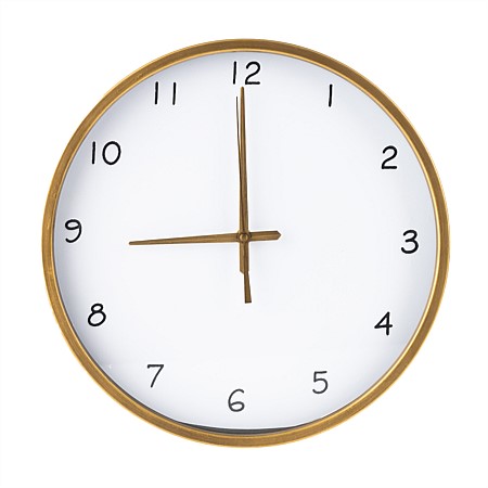 Design Republique Linden Clock