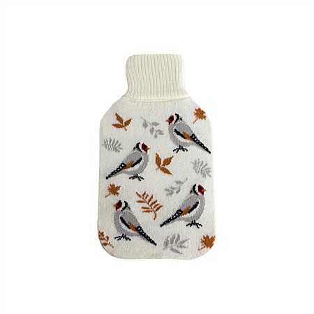 Hush Knitted Finch Hot Water Bottle Cover