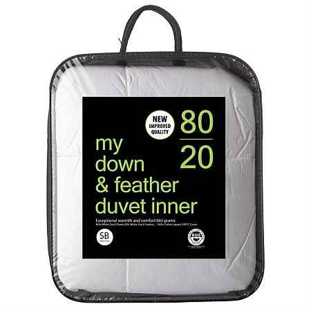 My 80/20 Down and Feather Duvet Inner
