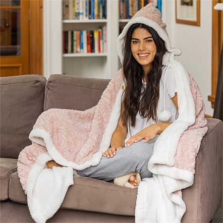 Home Chic Hooded Snuggle Blanket