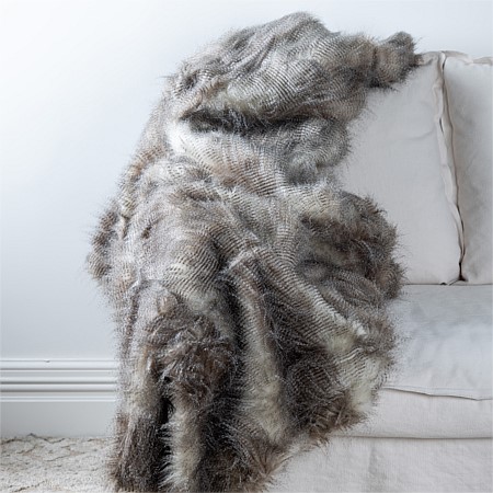 Design Republique Chester Feather Faux Fur Blanket