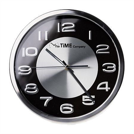 The Time Company Alumin Face Wall Clock 