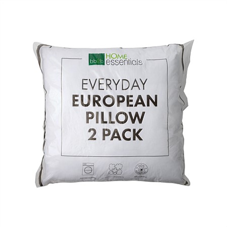 bb&b Everyday Euro Pillow Twin Pack