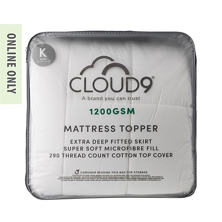 Cloud 9 1200GSM Mattress Topper