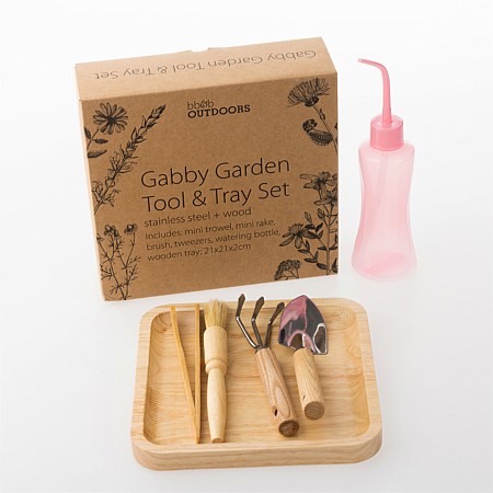 bb&b Outdoors Gabby Garden Tool & Tray Set 6pc