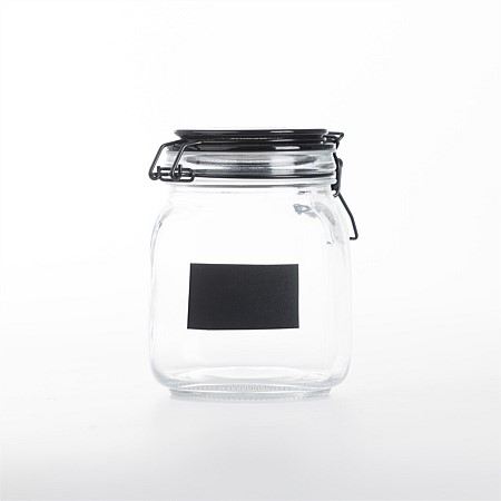 Gather Home Co. Gaines Medium Glass Clamp Jar 