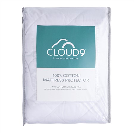 Cloud 9 100% Cotton Mattress Protector 