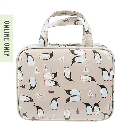 Wicked Sista Penguins Large Hold All Cosmetic Bag