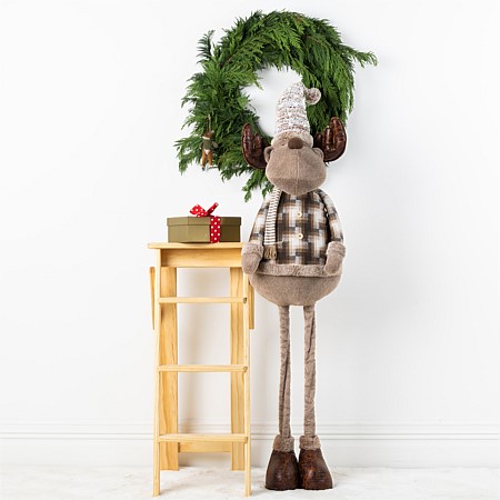 Christmas Wishes Large Extendable Moose with Jacket 140cm