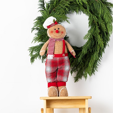 Christmas Wishes Standing Gingerbread Overalls 55cm