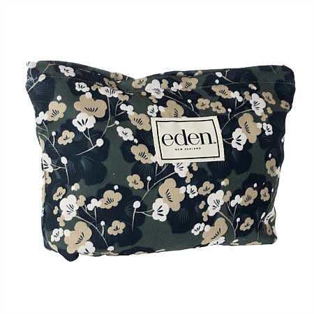 Eden Ditsy Floral Night Shade Corduroy Cosmetic Bag