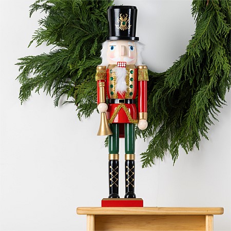  Christmas Wishes Nutcracker with Trumpet 50cm