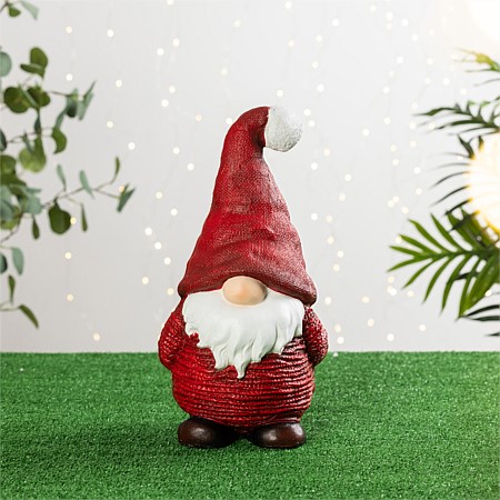 Christmas Wishes Shy Garden Gnome Red 40cm