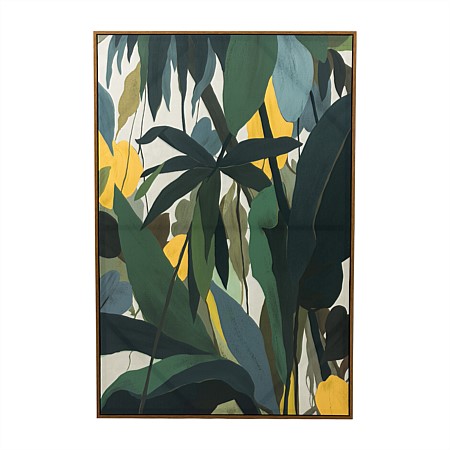 Design Republique Framed Foliage Canvas Wall Art