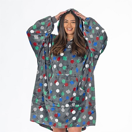 Christmas Wishes Christmas Confetti Adult Oversize Hoodie