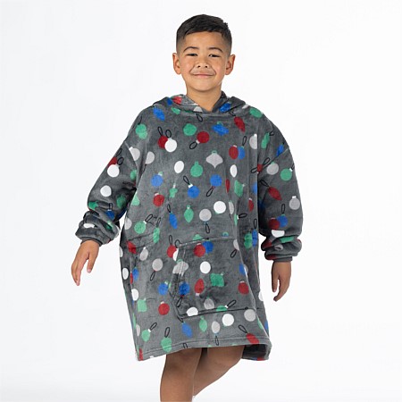 Christmas Wishes Christmas Confetti Kids Oversize Hoodie