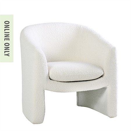 Design Republique Olivia Boucle Textured Chair